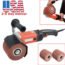 110V 1400W Burnishing Polishing Machine, funchic Handheld Adjustable Sander Polisher Weel, Electric Sander Polisher for Wood Stainless Steel Polishing with 2 Wheel