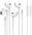 WEIZY – Auriculares auxiliares con cable de 3.5 mm, aislamiento de ruido