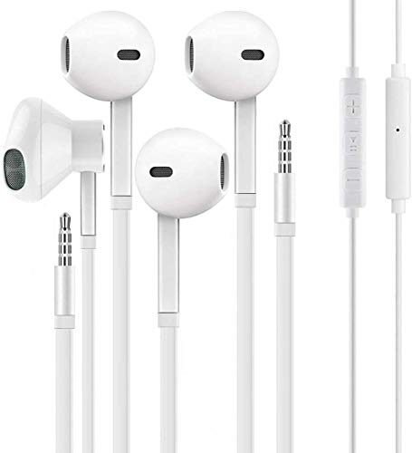WEIZY – Auriculares auxiliares con cable de 3.5 mm, aislamiento de ruido
