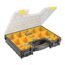 Anyyion 18-Inch Tool box with Removable Tray with Stainless Steel Dual Lock Secured ,Small Parts Box, Metal Handle is Truly Rugged（18In）