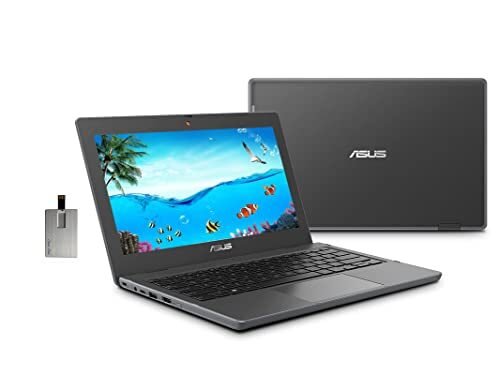 ASUS – Laptop estudiante de grado militar 2022, pantalla de cuidado ocular certificada HD de 11.6 pulgadas