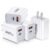 Cargador rápido USB C de 20 W [ paquete de 4] iSeekerKit de doble puerto PD
