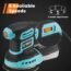3.0A (360W) Orbit Sander, GoGonova 6 Speeds Random Orbital Sander, 5” Electric Sander Kit with 15pcs Sandpapers, Dust Collector and Vacuum Adapter, Ideal Power Sander for Woodworking