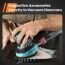 3.0A (360W) Orbit Sander, GoGonova 6 Speeds Random Orbital Sander, 5” Electric Sander Kit with 15pcs Sandpapers, Dust Collector and Vacuum Adapter, Ideal Power Sander for Woodworking