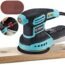 3.0A (360W) Orbit Sander, GoGonova 6 Speeds Random Orbital Sander, 5” Electric Sander Kit with 15pcs Sandpapers, Dust Collector and Vacuum Adapter, Ideal Power Sander for Woodworking
