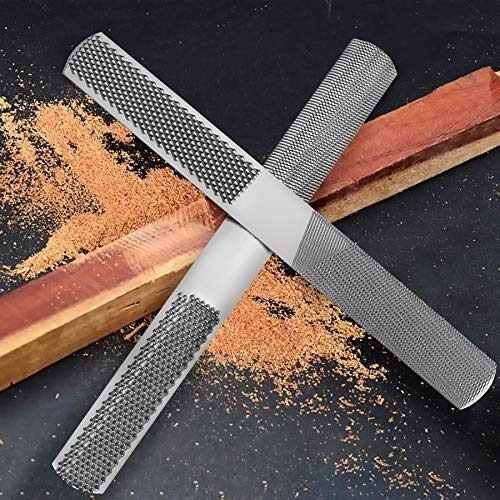 Lima de escofina de madera de 4 vías, lima de mano de alto carbono