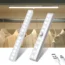 LED Closet Light, Newest 20LEDs Dimmer USB Rechargeable Motion Sensor Light Under Cabinet Lighting with Remote Control, Wireless Stick-Anywhere Night Safe Light Bar for Wardrobe,Kitchen-5 Pcs