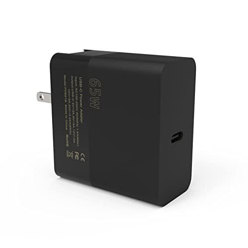 Cargador USB C tipo C de 65 W, [GaN Fast] para iPhone Fast Charger