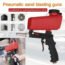 90psi Portable Gravity Sandblasting Gun Aluminium Pneumatic Sandblaster Spray Gun Sand Removal Blasting Power Machine