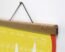 Magnetic Poster Hanger Frame, Light Wood Wooden Magnet Canvas Artwork Print Dowel Poster Hangers for 10x14 10x16 10x20 Frames Hanging Kit (Walnut, 10