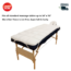 Body Linen Abundance Deluxe Quilted Fleece Massage Table Pad Set. Includes Face Cradle Cover & Table Pad. Microfiber Fleece is Lint Free, Super Soft & Cushy.