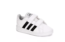 adidas Baby Grand Court Sneaker, Black/White, 6K M US Toddler