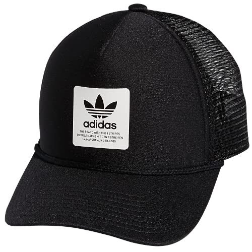 adidas Originals Dispatch Trucker – Gorra ajustable con correa trasera de malla de 5 paneles