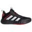 adidas Men's Ownthegame 2.0 Basketball Shoe, Black/White/Carbon, 10.5