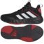 adidas Men's Ownthegame 2.0 Basketball Shoe, Black/White/Carbon, 10.5