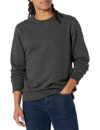 Amazon Essentials – Sudadera de vellón con cuello redondo para hombre