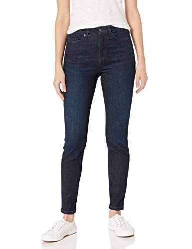 Amazon Essentials Jeans ajustados de tiro alto para mujer
