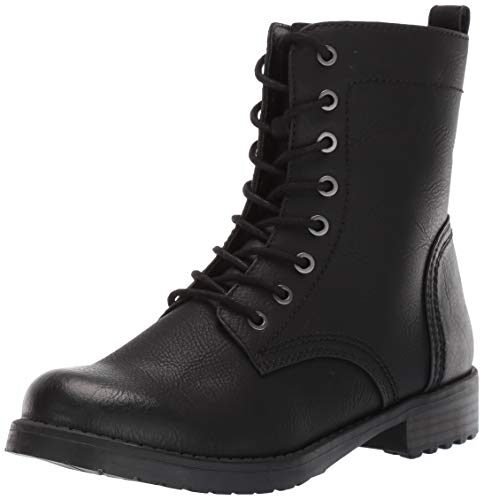 Amazon Essentials – Botas de combate con cordones para mujer