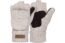 RefrigiWear Thinsulate Insulated Ragg Wool Convertible Mitten Fingerless Gloves with Suede Palm (Brown, Large)