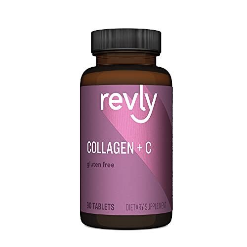 Marca Amazon – Revly Péptidos de colágeno + Vitamina C, 2500 mg