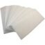 100 PCS Professional Rectangle White Disposable Non Woven Fabric Body Facial Hair Removal Wax Paper Skin Smooth Wax Strip Epilator Depilation Tools for Salon Home Use