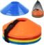18 PC Soccer Cones for Drills with Mesh Bag & Strap-Flexible, Heavy-Duty Sports Cones for Soccer Practice, Basketball, Fitness Training- ORANGE Agility Cones Sports for Indoor & Outdoor Games