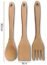 1PC Wooden Spatula,1PC Wooden spoon and 1PC Wooden fork in a set, Handmade Organic Beech Wood Utensil For Kitchen, Natural Nonstick Hard Wood Spatulas And Wood Spoon Set, Premium Wood Cooking Set