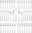 30 Piece Silverware Set Service for 6,Premium Stainless Steel Flatware Set,Mirror Polished Cutlery Utensil Set,Durable Home Kitchen Eating Tableware Set,Include Fork Knife Spoon Set,Dishwasher Safe
