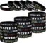 36 Pieces Soccer Motivational Silicone Wristband Football Inspirational Wristbands Soccer Sports Quote Stretch Rubber Bracelet for Boys Girls Men Sport Theme Party Supplies Favors Awards Presents