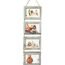 4x6 Wall Hanging Picture Frames Collage with 8 Opening Distressed White Frames,2 Packs