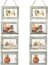 4x6 Wall Hanging Picture Frames Collage with 8 Opening Distressed White Frames,2 Packs