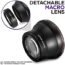 58MM 0.43x Altura Photo Professional HD Wide Angle Lens (w/Macro Portion) for Canon EOS 70D 77D 80D 90D Rebel T8i T7 T7i T6i T6s T6 SL2 SL3 DSLR Cameras