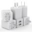 6Pack USB Wall Charger, iGENJUN 2.4A Phone Charger Dual USB Port Cube Power Plug Adapter Fast Wall Charger Block Compatible with iPhone 14/14 Pro/13/13 Pro, Samsung Galaxy, Pixel, LG, Android-White