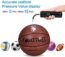 AirSilo Electric Fast Ball Pump with LED Pressure Gauge (Max 15PSI) with Needle for Sports Balls (Basketball, Football, Soccer, Volleyball, Rugby, Yoga Ball, Beach Ball, Swimming Ring and etc.