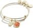 Alex and Ani Collaborations Expandable Bangle for Women, Team USA Basketball Duo Charms, Shiny Silver Finish, 2 to 3.5 in