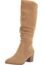 Amazon Essentials Women's Tall Block Heel Boots, Tan, 9