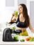AUMATE Fretta Slow Masticating Juicer, Large Feed Chute Cold Press Juicers Machine for Whole Large Pieces of Fruit & Veggies, Anti-drip Design, Easy to Clean Juice Extractor, 2 Speed Mode, 200W(Red)