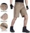 AUTIWITUA Men's Waterproof Tactical Shorts Outdoor Cargo Shorts, Lightweight Quick Dry Breathable Hiking Fishing Cargo Shorts Black
