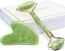 BAIMEI Jade Roller & Gua Sha Set Face Roller and Gua Sha Facial Tools for Skin Care Routine and Puffiness-Green