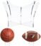 3 Pieces Basketball Stand Holder Football Stand Ball Display Stand Basketball Football Soccer Stand for Volleyball Bowling Ball Display (Wood)