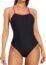 beautyin Women Sports Boyleg One Piece Workout Racerback Training Bathing Suit Pink
