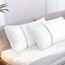 BedStory Pillows for Sleeping 2 Pack, Hotel Quality Bed Pillow Standard Size, Down Alternative Pillows with Ultra Soft Fiber Fill, Good for Back and Side Sleepers