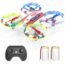 BEZGAR Mini Drone for Kids and Beginners, RC Drone Indoor Small Quadcopter Plane with LED Lights, 3D Flip, Headless Mode and 2 Batteries, Propeller Full Protect Remote Control Drone, Great Gifts Toys for Boys and Girls