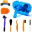 8PCS Bike/Bicycle Cleaning Tool Kit- Bike Cleaning Brush ,Bike Chain Cleaner,Mountain Bike Maintenance Tool,Suitable for Mountain, Road, City, Hybrid,BMX Bike ,Folding Bike