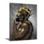 Black Men Wall Art African American Men Portrait Wall Art Black Men I Am Enough Art Afro King Poster Abstract Contemporary Canvas Prints Painting Home Decor For Bedroom LivingRoom 16X24 inch Frameless