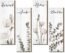 Boho Botanical Bathroom Wall Decor Relax Soak Unwind Breathe Bathroom Wall Wooden Sign Minimalist Botanical Floral Bathroom Wall Arts for Home Bathroom Washroom Laundry Room Wall Decorations