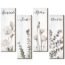 Boho Botanical Bathroom Wall Decor Relax Soak Unwind Breathe Bathroom Wall Wooden Sign Minimalist Botanical Floral Bathroom Wall Arts for Home Bathroom Washroom Laundry Room Wall Decorations
