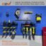 c2M Heavy Duty Floating Tool Shelf & Organizer | Wall Mounted Garage Storage Rack for Handheld & Power Tools | USA Made, 100# Weight Limit, Compact Steel Design | Perfect for Father's Day | Black