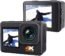 CAMWORLD Action Camera 4K 24MP,170DegreeWide-Angle WiFi Waterproof Underwater Camera with Dual Screen,4X Zoom PC Webcam,Sports Cam with 2 Batteries and Mounting Accessories Kit