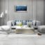 Christian Wall Art Decor Blue and Grey Canvas Prints 